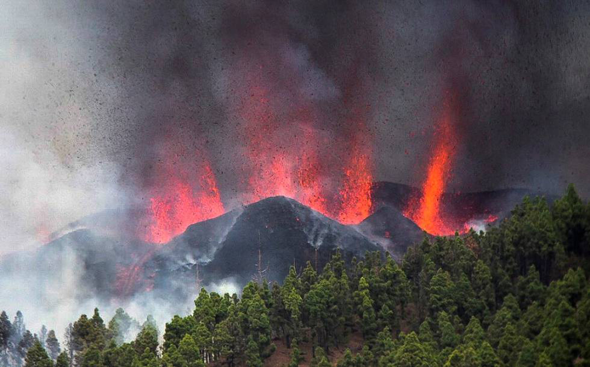 Erupción volcánica en La Palma