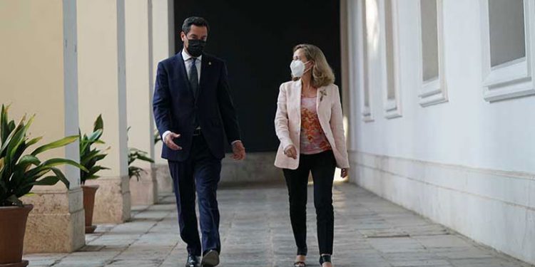 juanma moreno nadia calviño