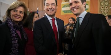 Moreno Bonilla y Pablo Casado