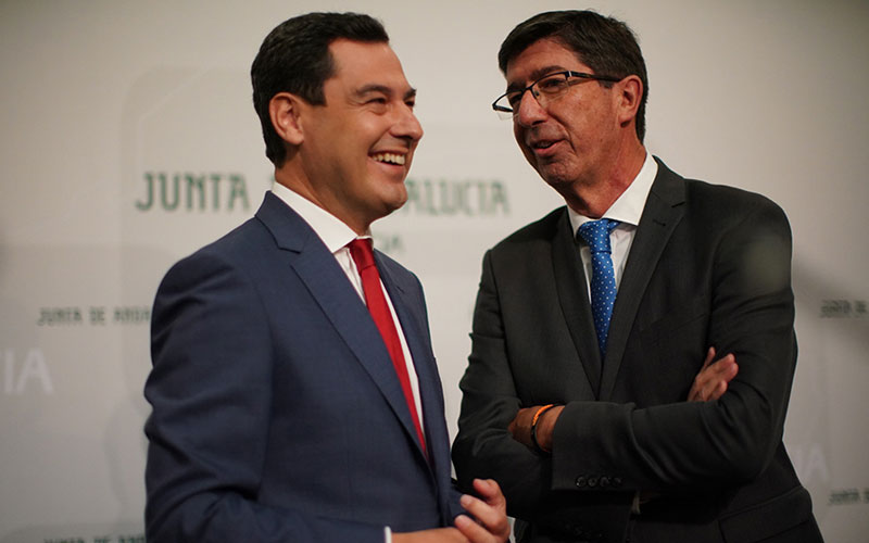 juanma moreno juan marin junta andalucia