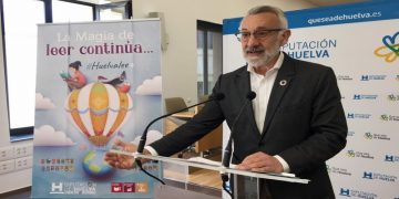 Juan Antonio García Vicepresidente Diputación de Huelva Campaña Fomento Lectura