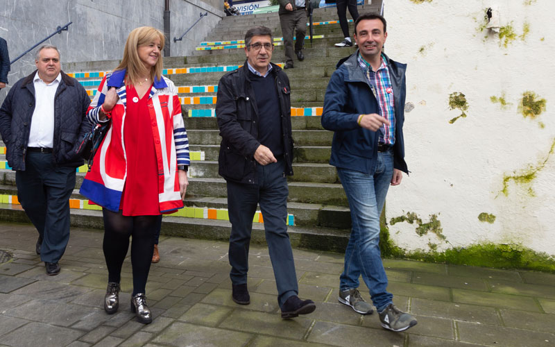 patxi lopez y mike torres portugalete