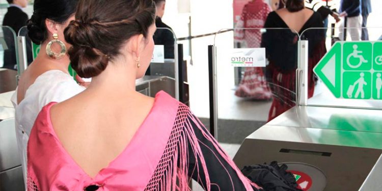 metro de sevilla feria de abril