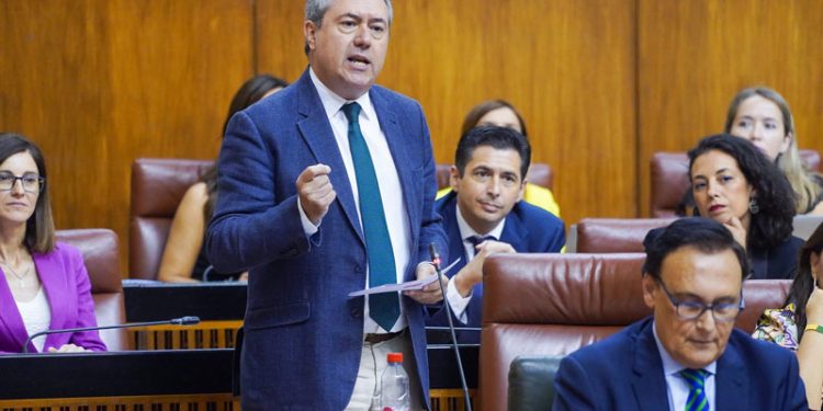 Espadas exige a Moreno Bonilla que deje de actuar como un “hooligan” contra el Gobierno de España