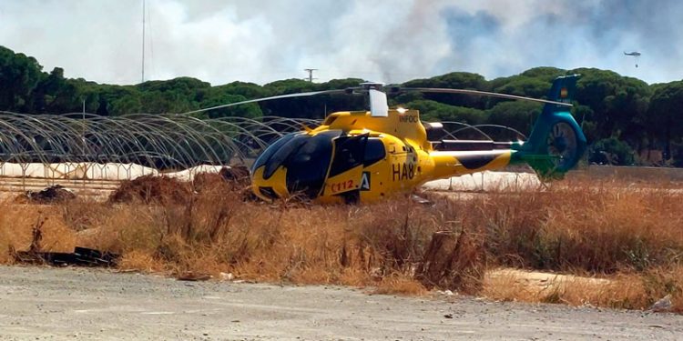 El Infoca da por estabilizado el incendio de Bonares