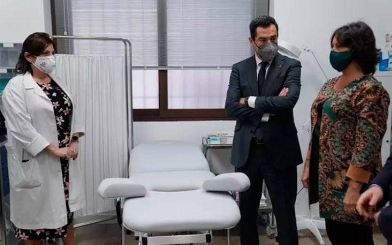 juanma moreno inauguracion centro de salud jimena