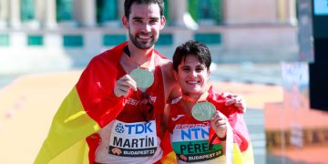 La granadina María Pérez logra un doblete histórico en el Mundial de Atletismo