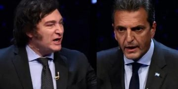 Massa domina a Milei en el debate para las elecciones argentinas