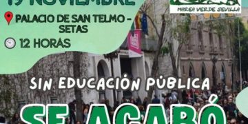 CCOO muestra su apoyo a la Marea Verde andaluza