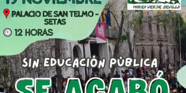 CCOO muestra su apoyo a la Marea Verde andaluza