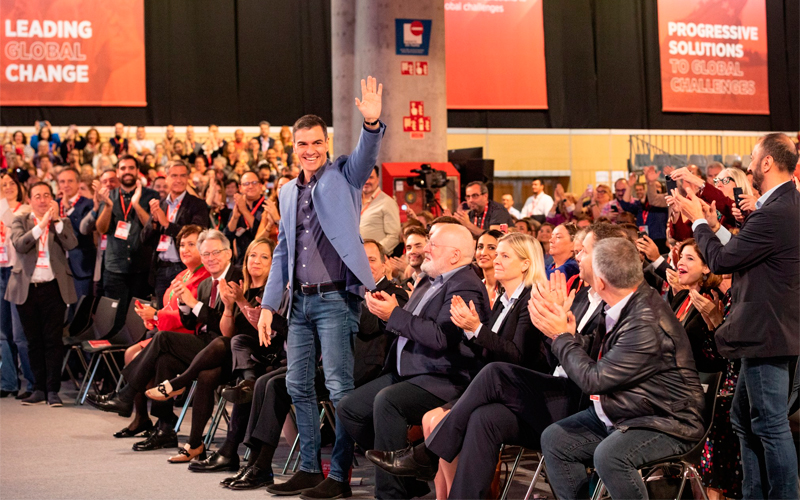 pedro sanchez congeso partido socialista europeo