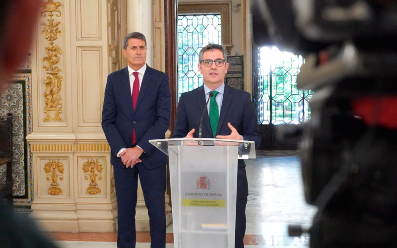 Bolaños informa que los fondos destinados por el Gobierno a Andalucía han subido un 40% en los últimos seis años