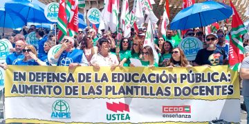 Masiva respuesta docente a la huelga convocada por ANPE, USTEA y CCOO