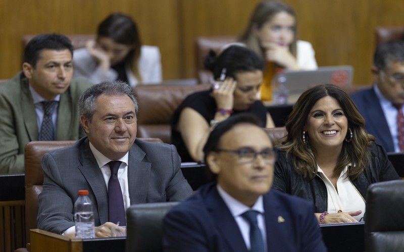Juan Espadas Ángeles Férriz Parlamento PSOE
