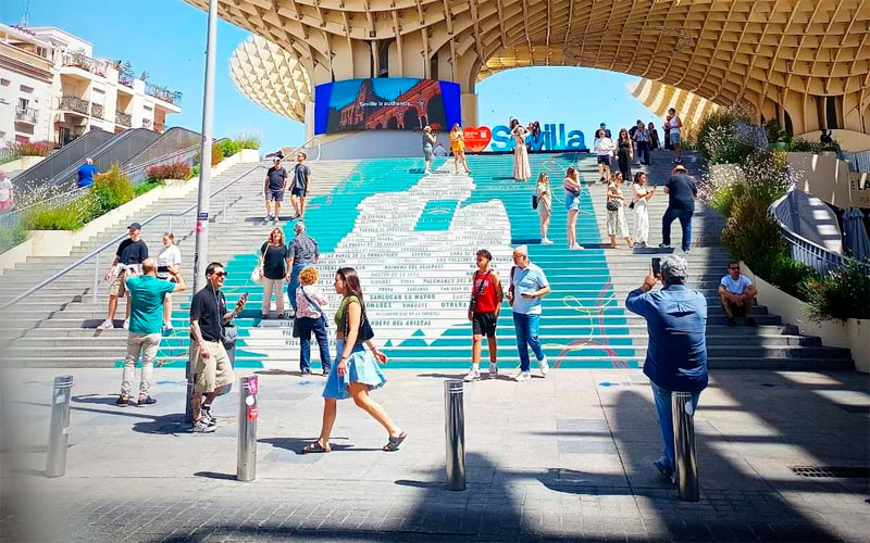 setas escaleras sevilla