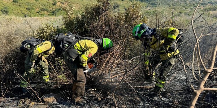 Infoca confirma que el incendio en Algeciras ha quedado estabilizado