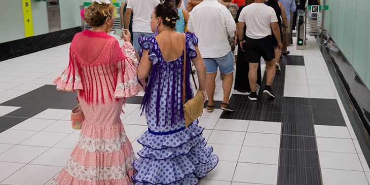 El Metro de Málaga, una opción muy demandada durante los diez días de Feria