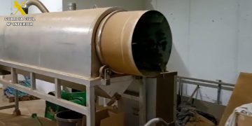 La Guardia Civil desmantela una gran factoría de tabaco falsificado en Alhaurín el Grande