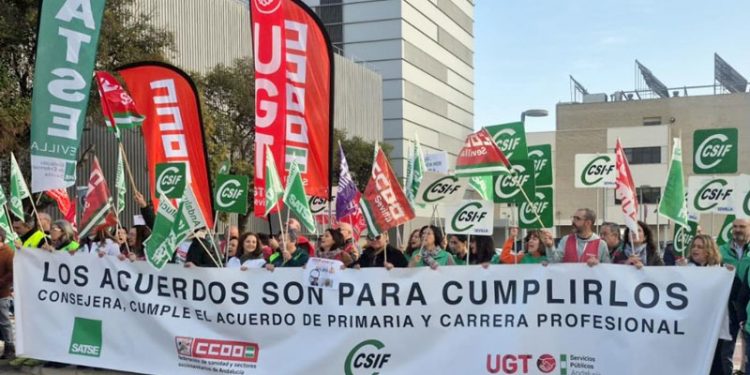 Continúa la campaña sindical por el deterioro de la sanidad pública andaluza