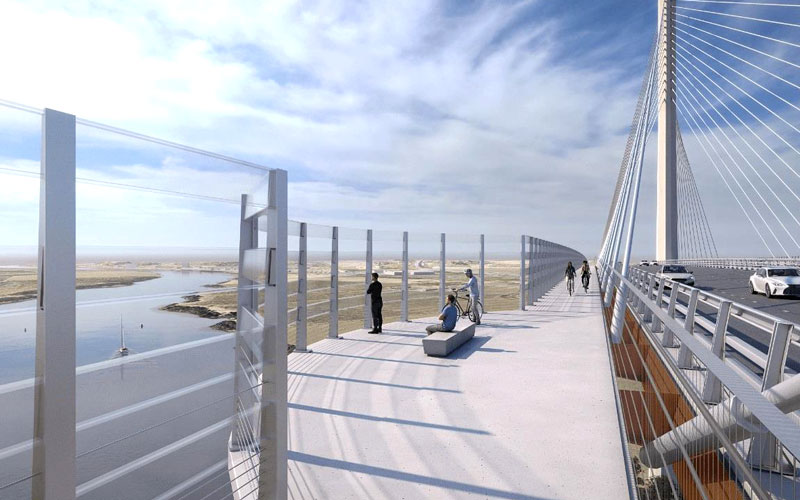 Nuevo paso para iniciar la estructura central del puente sobre el Guadalquivir de la SE-40 de Sevilla