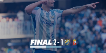 Victoria del Málaga con doblete de Chupete