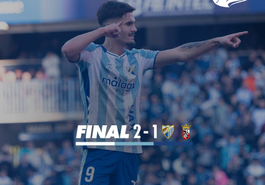 Victoria del Málaga con doblete de Chupete