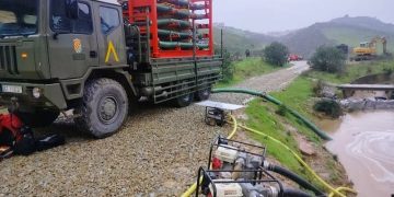 La borrasca Leonardo en Sevilla: Mina de Aznalcóllar y estado de los embalses